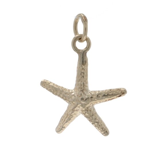 Yellow Gold Starfish Charm 14k Ocean Life - Picture 1 of 3
